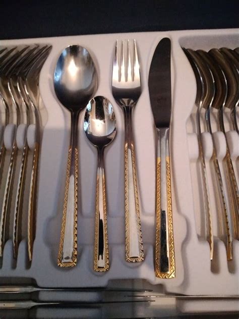 bestecke gold plated cutlery.